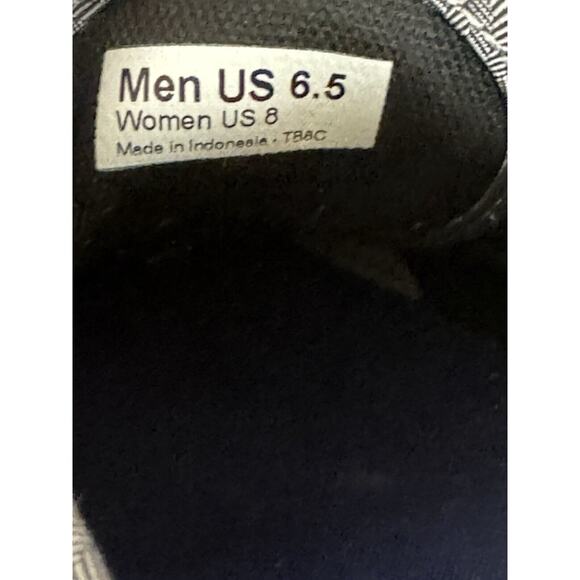 VANS Off The Wall Low Top Gray Herringbone Shoes Mens Size 6.5 Women Size 8 - Picture 8 of 8